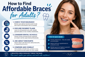 How to Find Affordable Braces for Adults