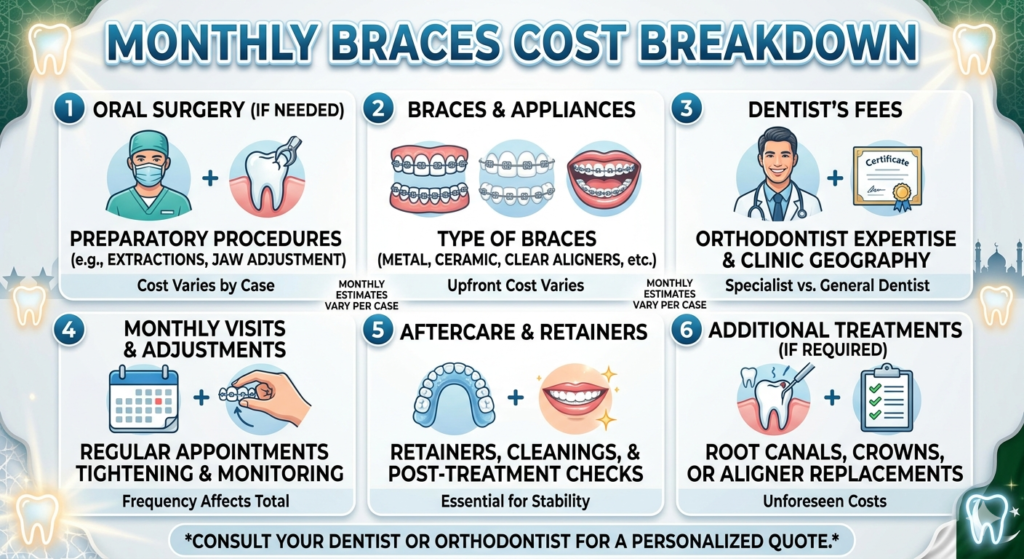 Monthly Braces Cost Breakdown